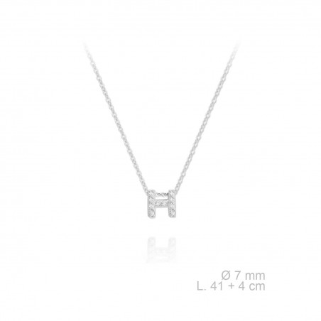 Gargantilla de Plata de Ley | H