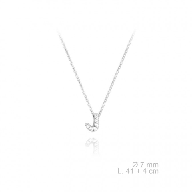 Gargantilla de Plata de Ley | J