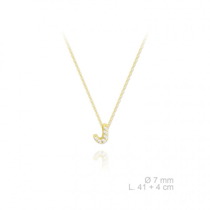 Gargantilla de Plata de Ley | J