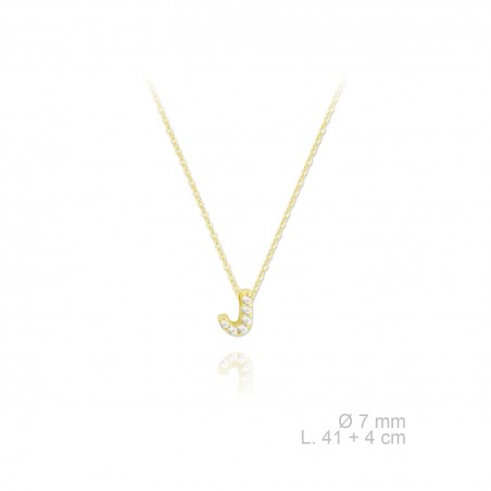 Gargantilla de Plata de Ley | J