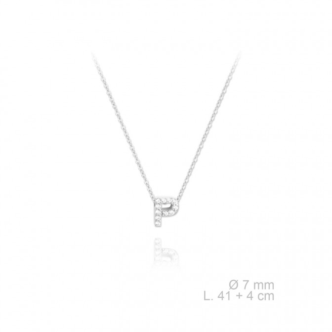 Gargantilla de Plata de Ley | P