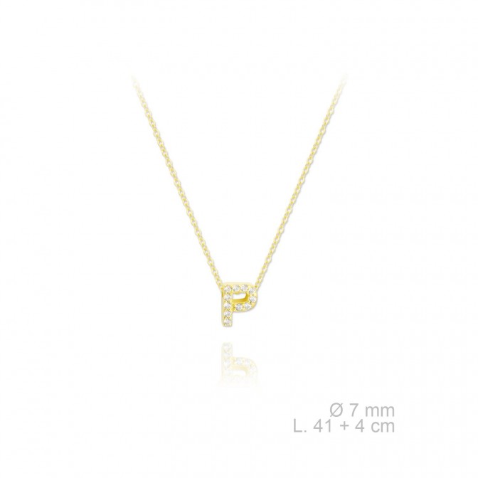 Gargantilla de Plata de Ley | P