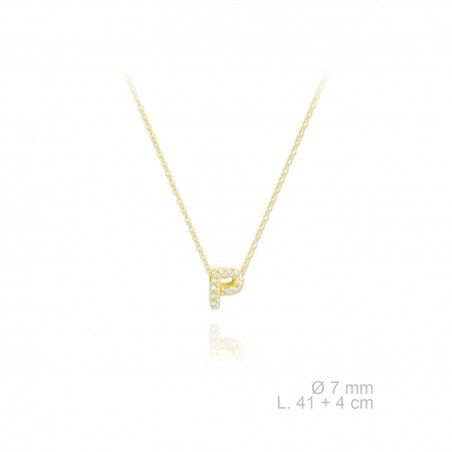 Gargantilla de Plata de Ley | P