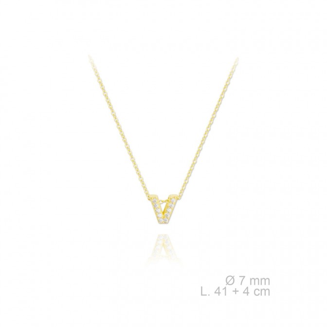 Gargantilla de Plata de Ley | V