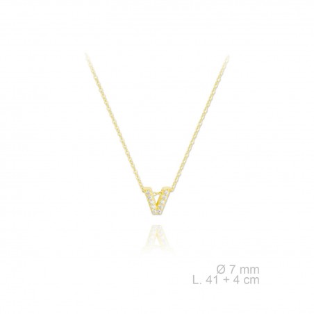 Gargantilla de Plata de Ley | V