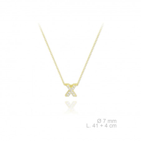 Gargantilla de Plata de Ley | X