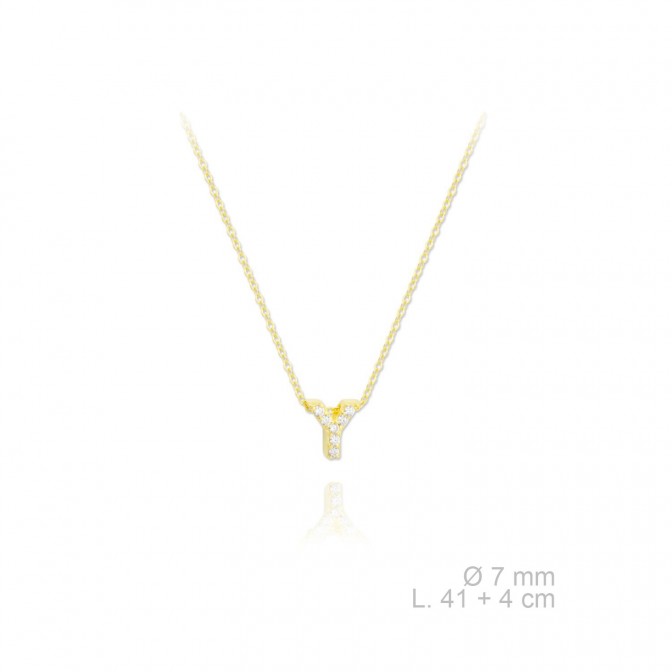 Gargantilla de Plata de Ley | Y