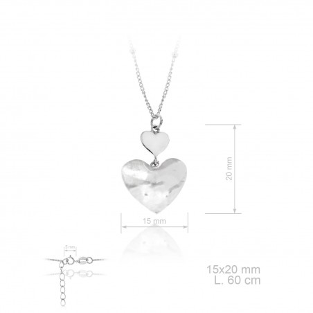 Gargantilla de Plata de Ley y nácar