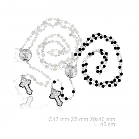 Rosario de Plata de Ley