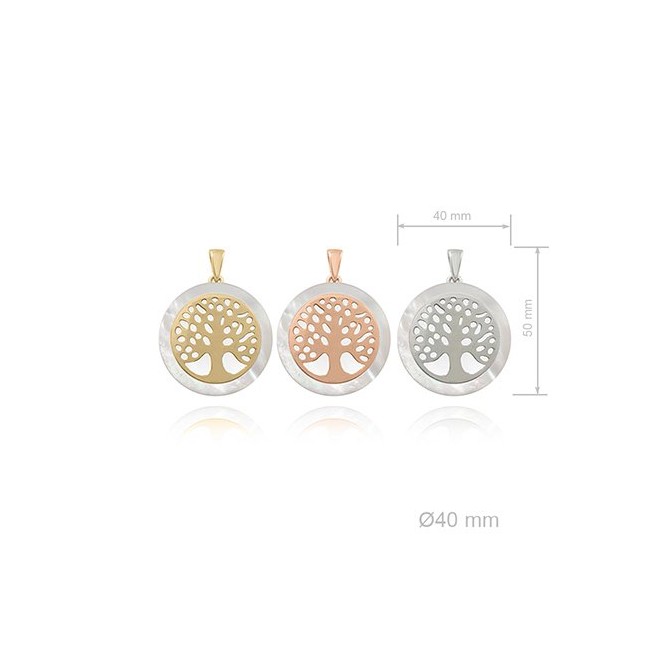 Colgante de Plata de Ley y nácar