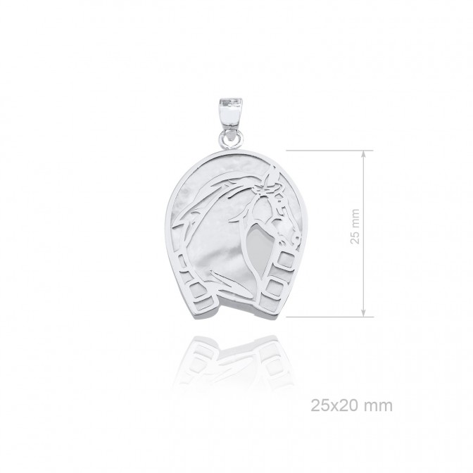 Colgante de Plata de Ley y nácar