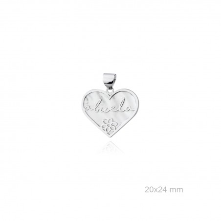 Colgante de Plata de Ley y nácar