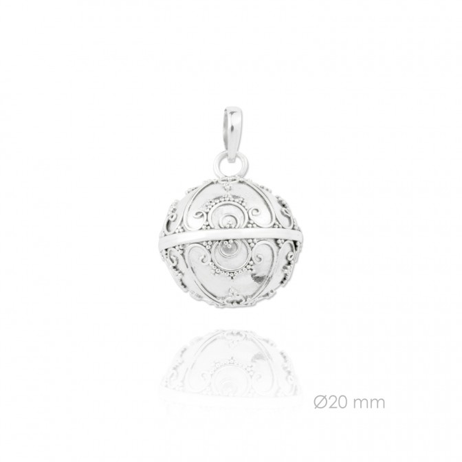 Llamador de Ángel de Plata de Ley