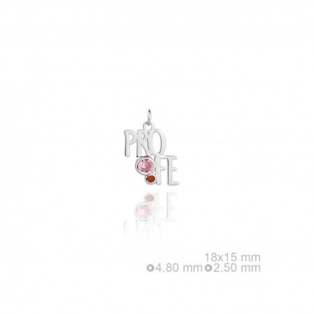 Colgante de Plata de Ley y circonitas