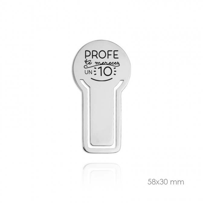 Marcapáginas de Acero