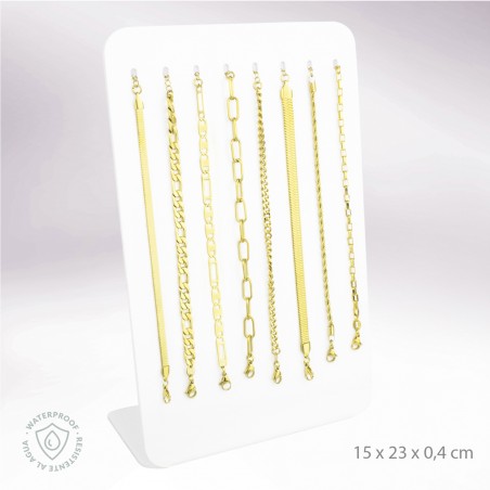 Expositor - 8 pulseras de Acero