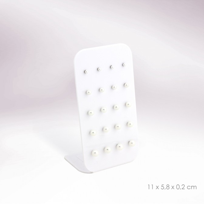 Expositor - 10 pares de pendientes (cierre de rosca)