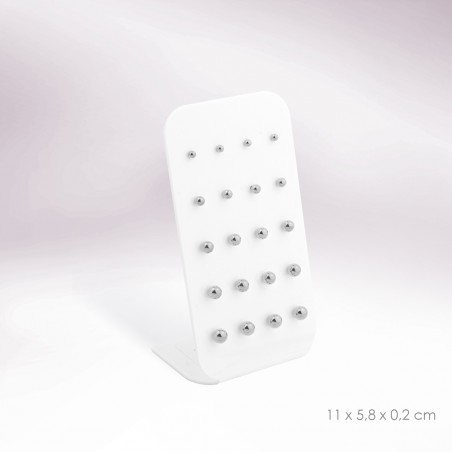 Expositor - 10 pares de pendientes (cierre presión)