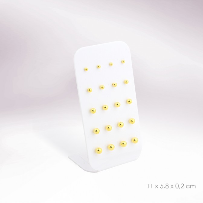 Expositor - 10 pares de pendientes (cierre presión)