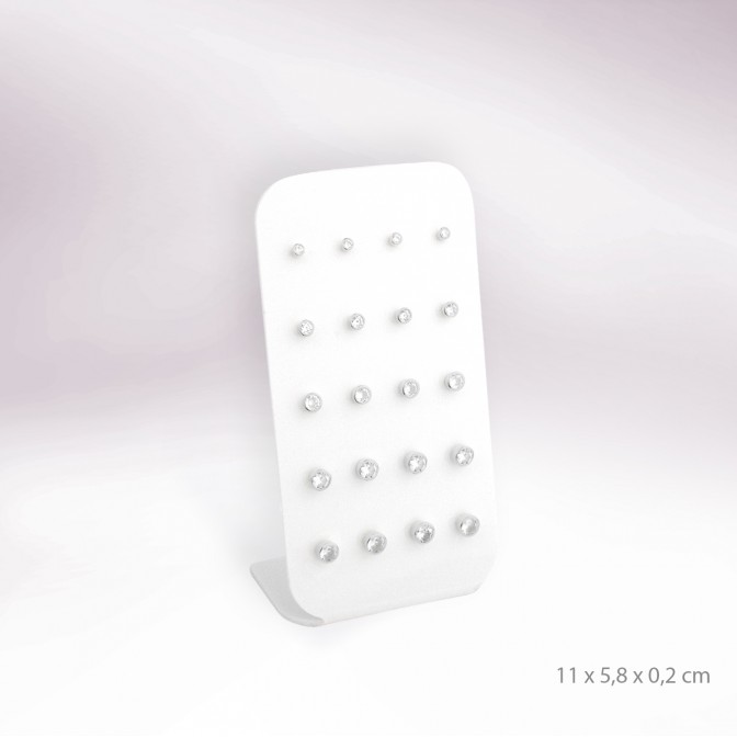 Expositor - 10 pares de pendientes (cierre presión)