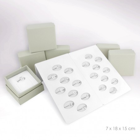 Expositor - 20 sortijas (incluye 2 bases)