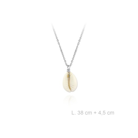 Gargantilla de Plata de Ley y nácar