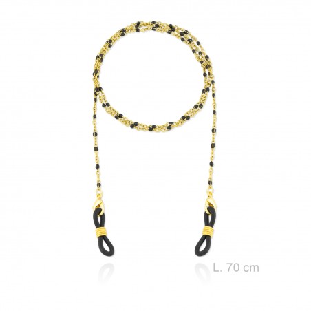 Cadena de latón con chapado en oro de alta duración para Gafas / Mascarilla