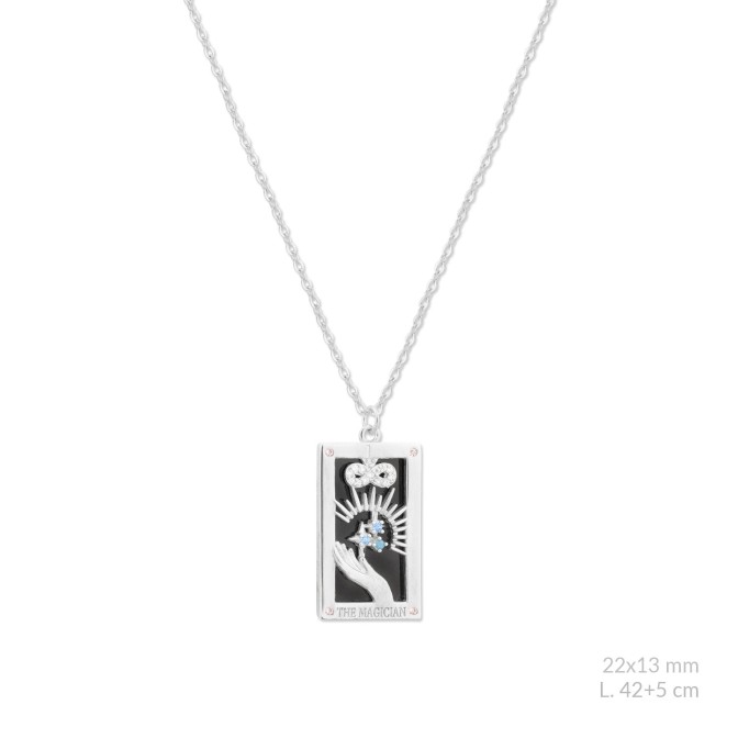 Gargantilla de Plata de Ley con circonitas