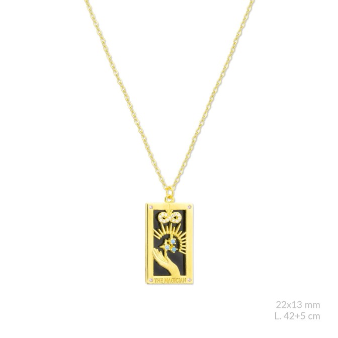 Gargantilla de Plata de Ley con circonitas