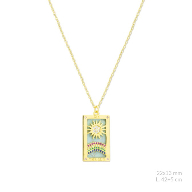 Gargantilla de Plata de Ley con circonitas