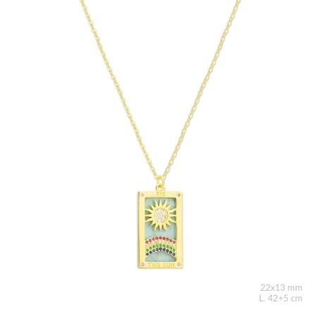 Gargantilla de Plata de Ley con circonitas