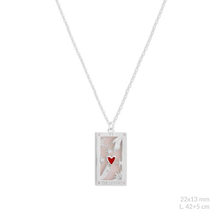 Gargantilla de Plata de Ley con circonitas