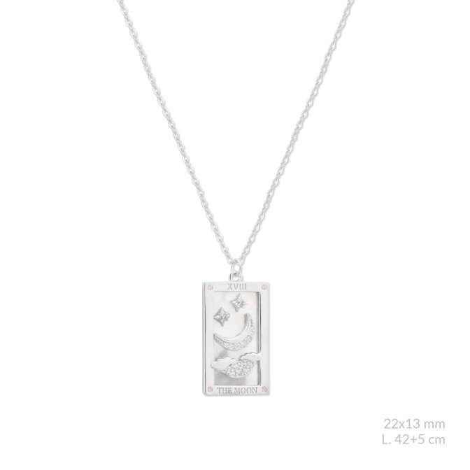 Gargantilla de Plata de Ley con circonitas