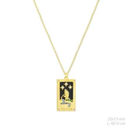 Gargantilla de Plata de Ley con circonitas