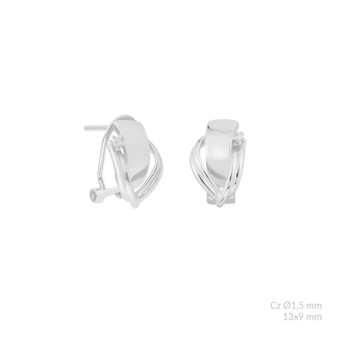 Pendientes de Plata de Ley