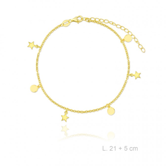 Tobillera de Plata de Ley