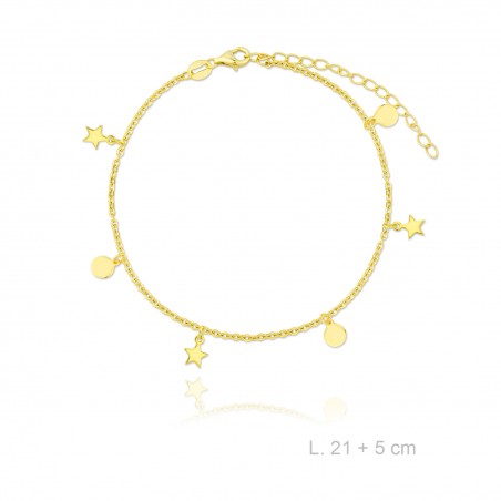 Tobillera de Plata de Ley