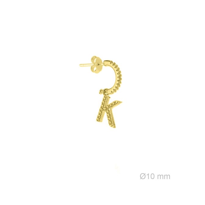 Pendientes de Plata de Ley | K