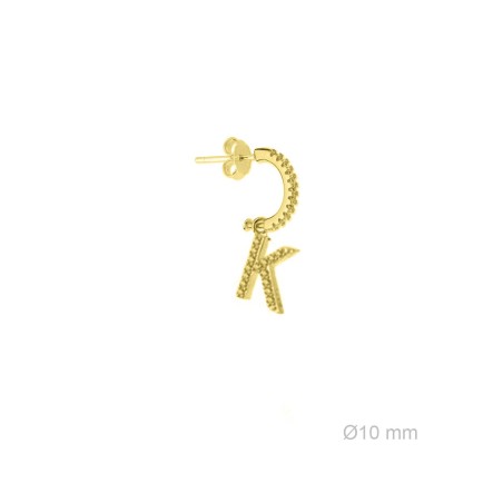 Pendientes de Plata de Ley | K