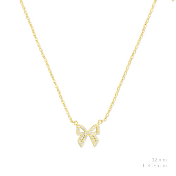 Gargantilla de Plata de Ley y circonitas