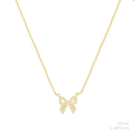 Gargantilla de Plata de Ley y circonitas