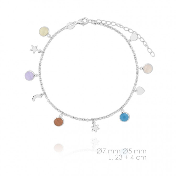 Tobillera de Plata de Ley