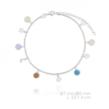 Tobillera de Plata de Ley