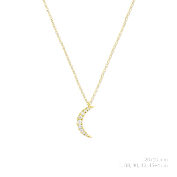 Gargantilla de Plata de Ley con circonitas