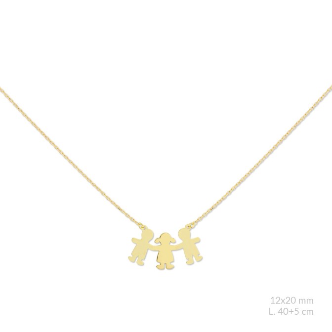 Gargantilla de Plata de Ley | Niño / Niña / Niño