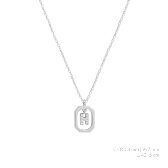 Gargantilla de Plata de Ley | H