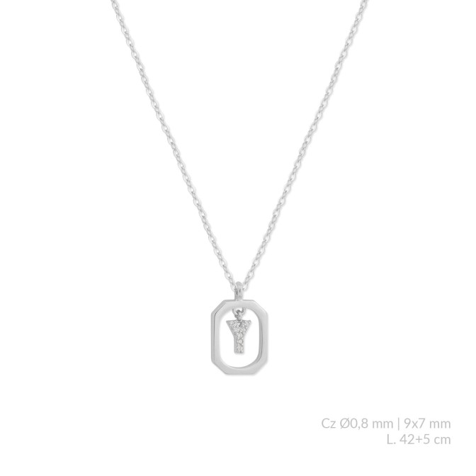 Gargantilla de Plata de Ley | Y