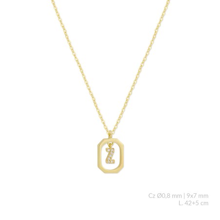 Gargantilla de Plata de Ley | Z