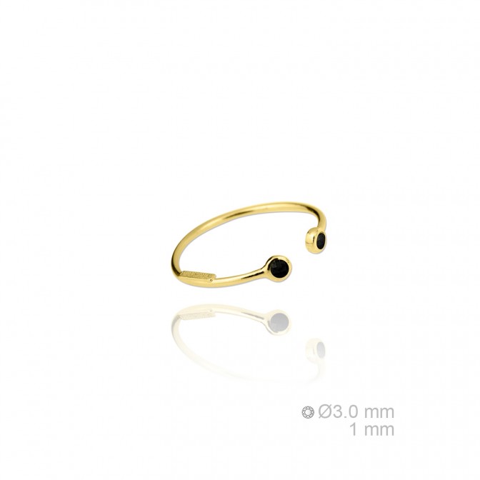 Sortija de Plata de Ley y circonita