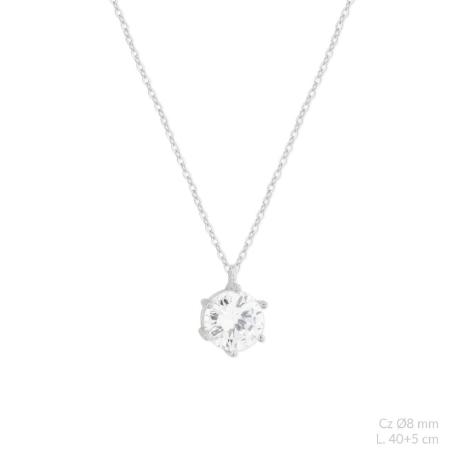 Gargantilla de Plata de Ley | Ø8 mm